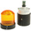 Schneider Electric Harmony XVB Series Amber Flashing Beacon, 24 V ac/dc, Base Mount, LED Bulb, IP65