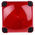 Werma BWM 853 Series Red Steady Beacon, 24 V dc, Surface Mount, Wall Mount, LED Bulb, IP66, IP67