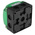 Werma BWM 853 Series Green Steady Beacon, 115 → 230 V ac, Surface Mount, Wall Mount, LED Bulb, IP66, IP67