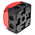Werma BWM 853 Series Red Flashing Beacon, 24 V dc, Surface Mount, Wall Mount, LED Bulb, IP66, IP67