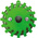 Nightsearcher Pulsar Series Green Multiple Effect Beacon, 3.7 V, Magnetic Mount, LED Bulb