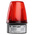 Moflash LED100 Series Red Multiple Effect Beacon, 20 → 30 V, Surface Mount, Wall Mount, LED Bulb, IP65