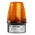 Moflash LED100 Series Amber Flashing Beacon, 85 → 280 V ac, 85 → 380 V dc, Surface Mount, Wall Mount, LED