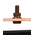 WJ Furse Copper Earth Bar L. 400mm x W. 90mm x H. 90mm 6 Ways