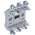 Eaton 160A Rail Mount Fuse Holder for NH00 Fuse, 3P, 690V ac