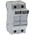 Eaton 30A Rail Mount Fuse Holder for 10 x 38mm Fuse, 2P, 600V ac
