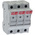 Eaton 32A Rail Mount Fuse Holder for 10 x 38mm Fuse, 3P, 690V ac
