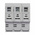 Eaton 32A Rail Mount Fuse Holder for 10 x 38mm Fuse, 3P, 690V ac