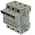 Eaton 30A Rail Mount Fuse Holder for 10 x 38mm Fuse, 3P, 600V ac