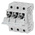 Eaton 30A Rail Mount Fuse Holder for 10 x 38mm Fuse, 3P, 600V ac