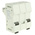 Mersen 30A Rail Mount Fuse Holder for 22 x 58mm Fuse, 3P, 600V ac