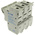 Eaton 50A Rail Mount Fuse Holder for 14 x 51mm Fuse, 3P, 690V ac