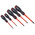 RS PRO Phillips; Pozidriv; Slotted Insulated Screwdriver Set, 10-Piece
