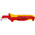 Knipex Stripping Knives with guide shoe insulating multi-component handle, VDE/1000V, 180 mm Overall, 38 mm Blade,