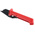 Knipex Cable Knife with replaceable blade, VDE/1000V, 190 mm Overall, 50 mm Blade, Single-Material Handle