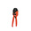 RS PRO Hand Ratcheting Crimp Tool for Insulated Spade Connectors, 0,5 → 6mm² Wire