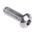 RS PRO M4 x 12mm Hex Socket Button Screw Plain Stainless Steel