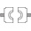 Facom Crimp Die, Terminal, Wire size 6mm²