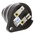 Moflash AE30M Series Panel Mount Buzzer, 12 V dc, 75dB at 1 m, IP34, DC, Single-Tone