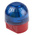 Klaxon PSB Series Blue Flashing Beacon, 10 → 60 V dc, Base Mount, Xenon Bulb, IP65