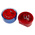 Klaxon PSB Series Blue Flashing Beacon, 10 → 60 V dc, Base Mount, Xenon Bulb, IP65
