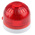Klaxon Red Beacon, 17 → 60 V dc, Base Mount, LED Bulb, IP21