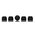 RS PRO Cap, For Use With M10 Hex Head bolt