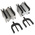 RS PRO Chrome Steel Screw Clamping V-Block, 31.1mm Capacity