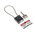 Brady 1 Lock 4.7mm Shackle Glass Fibre Reinforced Plastic Safety Padlocks- Red