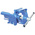 RS PRO Bench Vice x 87mm 140mm x 200mm, 16kg