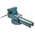 RS PRO Bench Vice x 100mm 150mm x 190mm, 18.5kg