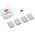 Knipex Steel Flat Replacement blade, 27 x 11 mm, 8 per Package