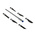 RS PRO 115mm Steel Precision Craft Knife Set