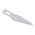 RS PRO Fine Point Diagonal Scalpel Blade, 100 per Package