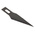 Weller Xcelite Fine Point Diagonal Safety Knife Blade, 5 per Package