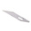 Swann-Morton Carbon Steel Flat Scalpel Blade, No.1, 50 per Package