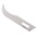 Swann-Morton Carbon Steel Curved Scalpel Blade, No.3, 50 per Package