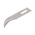 Swann-Morton Carbon Steel Curved Scalpel Blade, No.3, 50 per Package