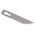 Swann-Morton Carbon Steel Curved Scalpel Blade, SM 04, 50 per Package