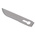 Swann-Morton Carbon Steel Curved Scalpel Blade, SM 04, 50 per Package