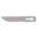 Swann-Morton Carbon Steel Curved Scalpel Blade, SM 04, 50 per Package