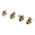 RS PRO Grease Nipple Kit Contains H1 Straight 1/4 in BSP (x50); H2-45 1/4 in BSP (x50); H3-90 1/4 in BSP (x50); Box