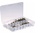 RS PRO Grease Nipple Kit Contains H1 Straight 10x1 mm (x50); H2-45 10x1 mm (x50); H3-90 10x1 mm (x50); Box
