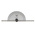 RS PRO 180° Metric Bevel Protractor Head, 150 mm Tempered Steel Blade