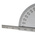 RS PRO 180° Metric Bevel Protractor Head, 150 mm Tempered Steel Blade
