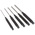 Starrett 5-Piece Punch Set, Pin Punch, 1/8 → 3/8 in Shank