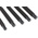 Starrett 5-Piece Punch Set, Pin Punch, 1/8 → 3/8 in Shank