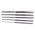 RS PRO 5-Piece Punch Set, Parallel Pin Punch, 3 → 9.5 mm Shank