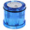 Werma 644 Series Blue Steady Effect Beacon Unit, 24 V dc, LED Bulb, AC, DC, IP65