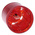 Werma 843 Series Red Steady Effect Beacon Unit, 24 V dc, LED Bulb, AC, DC, IP54